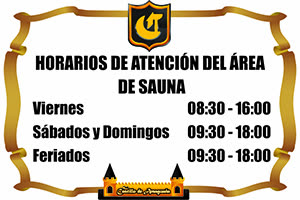 Signage schedule